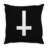 wasted youth inverted cross indie geek swag funny Throw Pillow