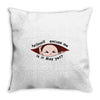 May Peeking Out Asian Baby Boy Throw Pillow
