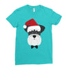 schnauzer dog Ladies Fitted T-Shirt