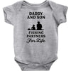 Daddy And Son Fishing Partners For Life Infant Clothing