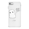 sad ghost iPhone 7 Case