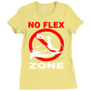 no flex zone arm gym workout Ladies Fitted T-Shirt