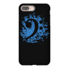 bass clef in blue iPhone 8 Plus
