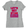 star spangled hammered Ladies Fitted T-Shirt