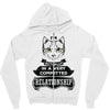 I Am Cat Actually In A Very Commited Relationship Zipper Hoodie