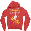 fishing in my head! Zipper Hoodie