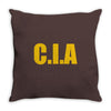 cia  funny  fashion fbi feds joke fancy dress Throw Pillow