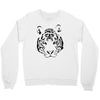 white tiger black print Crewneck Sweatshirt