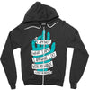 not what i am Zipper Hoodie