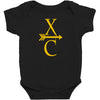 cross country running Baby Bodysuit