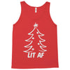 lit af christmas tree Tank Top