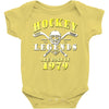 legends are born in 1979 Baby Onesie