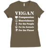 vegan Ladies Fitted T-Shirt