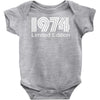 limited edition 1974 Baby Onesie
