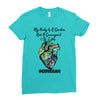 my body is a garden, not a graveyard Ladies Fitted T-Shirt