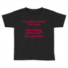 drink wine in ractangle Toddler T-shirt