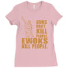kill people funny Ladies Fitted T-Shirt