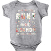 i have two titles aunt and dogmom and i rock them both with roses Baby Bodysuit