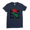 Love Rose Ladies Fitted T-Shirt