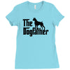 the dogfather boxer Ladies Fitted T-Shirt