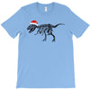 t rex skeleton santa claus T-Shirt