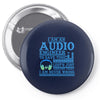 audio engineer tee Pin-back button