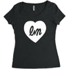 little mix logo heart Women's Triblend Scoop T-shirt
