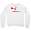 world in motion england italia 90 world cup football retro Crewneck Sweatshirt