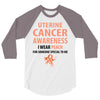wear peach for uterine cancer 3/4 Sleeve Shirt