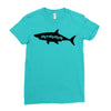 Momma Shark Ladies Fitted T-Shirt
