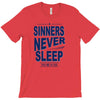 official t shirt mens you me at six sinners never sleep big all sizes T-Shirt