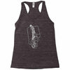 saxophone player Racerback Tank