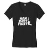 popular han shot first Women's V-Neck T-Shirt