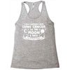 I Love Someone with Lung Cancer to The Moon and Back to Infinity Racerback Tank