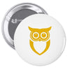 owl  (10) Pin-back button