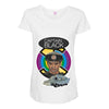 captain black, ideal birthday present or gift Maternity Scoop Neck T-shirt