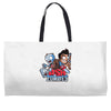 ash vs zombies Weekender Totes