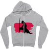 Wolf And Lady Zipper Hoodie