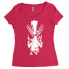 wolverine avengers inspired superhero Women's Triblend Scoop T-shirt