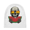 watermelon skull Baby Beanies