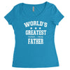 worlds greatest farter funny fathers day new men t shirt w10 Women's Triblend Scoop T-shirt