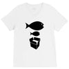 big fish little fish cardboard box   music t shirt V-Neck Tee