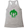 the hulk inspired superhero Racerback Tank