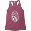 praying hands cross mary rock band baseball jersey Racerback Tank