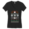 ugly christmas sweater Women's V-Neck T-Shirt