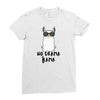 No Drama Llama Ladies Fitted T-Shirt
