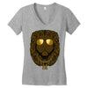 king of hip hop Women's V-Neck T-Shirt