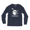 drummer drum kit indie rock music Long Sleeve Shirts