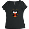 animal face Women's Triblend Scoop T-shirt