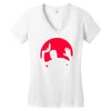 moonlight dark Women's V-Neck T-Shirt